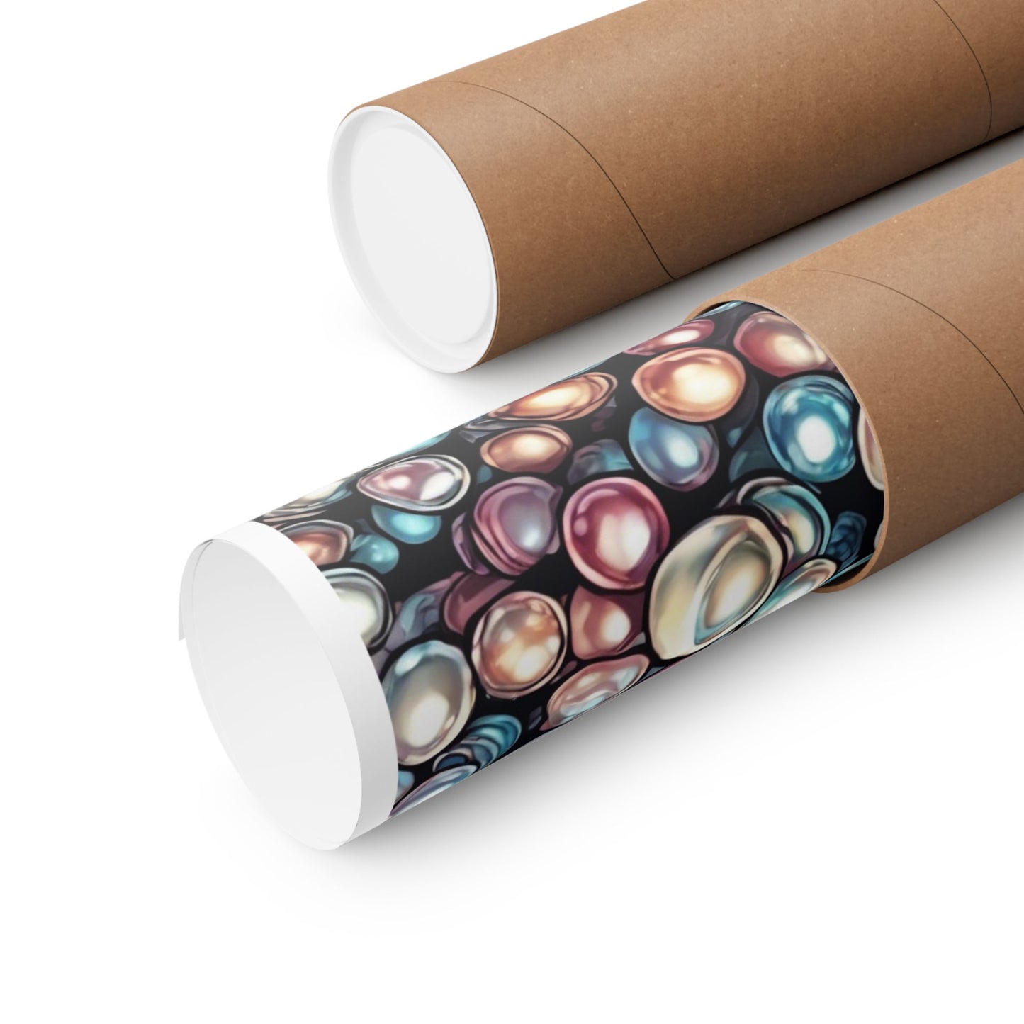 Pearl Bubble Pattern Abstract Gift Art Poster