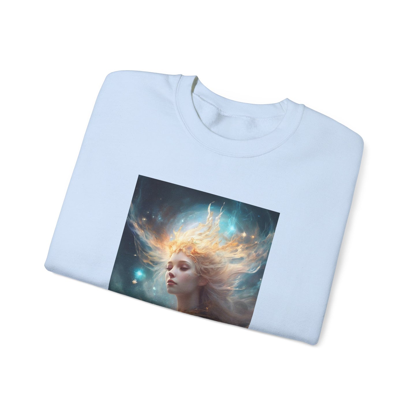 Solar Celestial Spirit Fantasy Portrait Sweatshirt