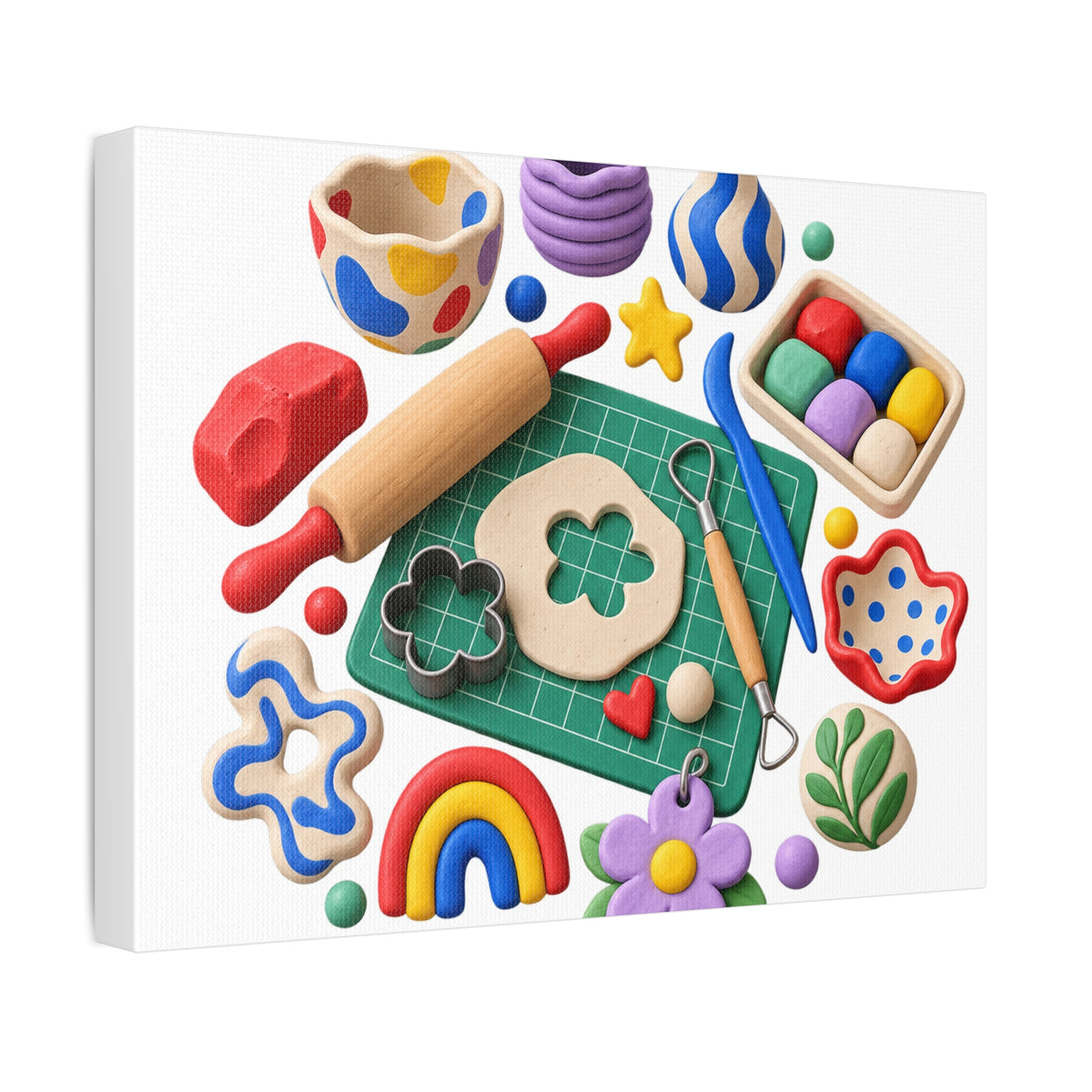 Miniature Clay Sculpting Workshop Canvas
