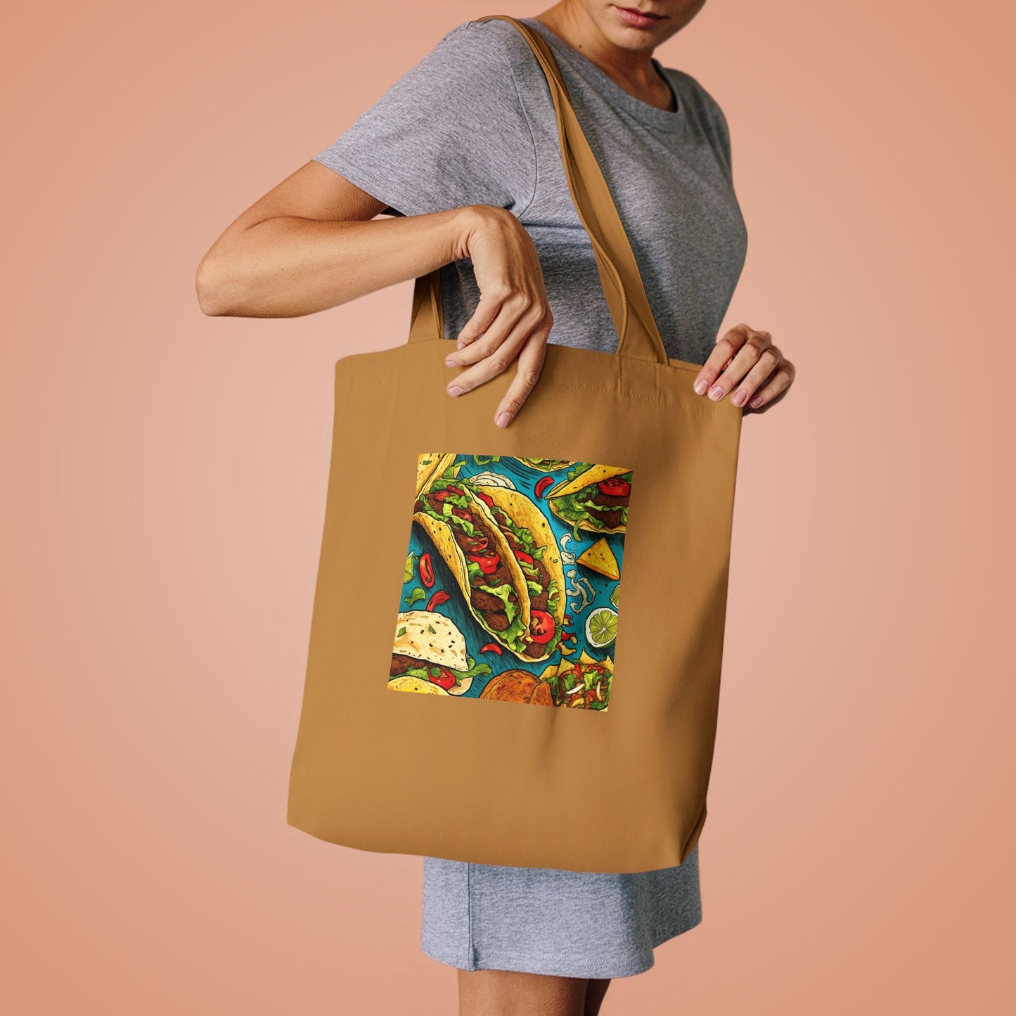 Taco Party Pattern Foodie Gift Art Tote Bag