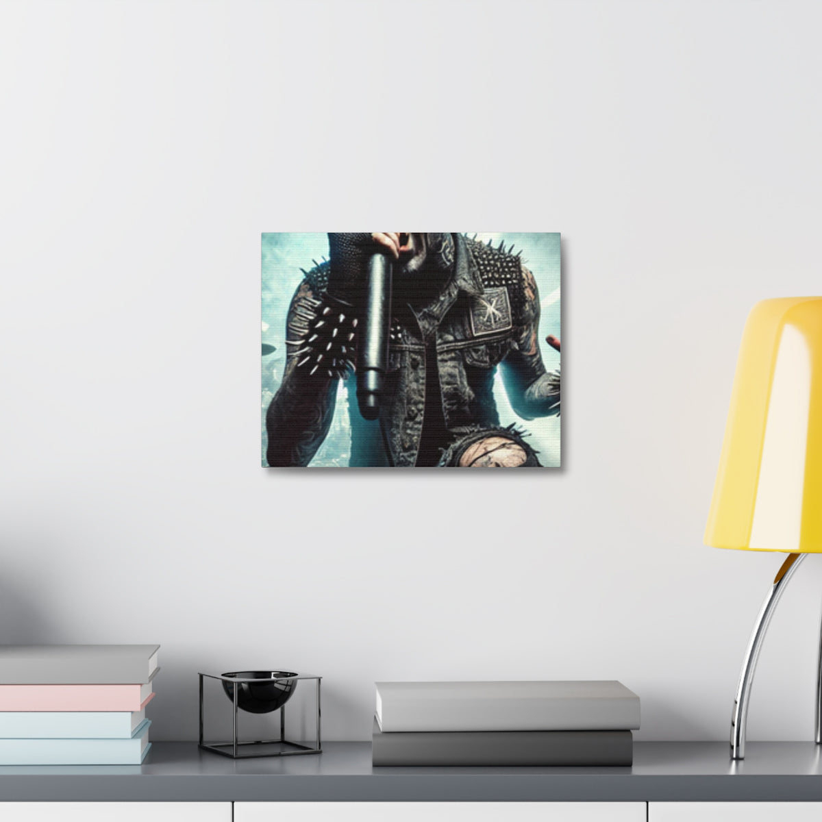 Punk Rock Vocalist Stage Energy Music Room Canvas Art