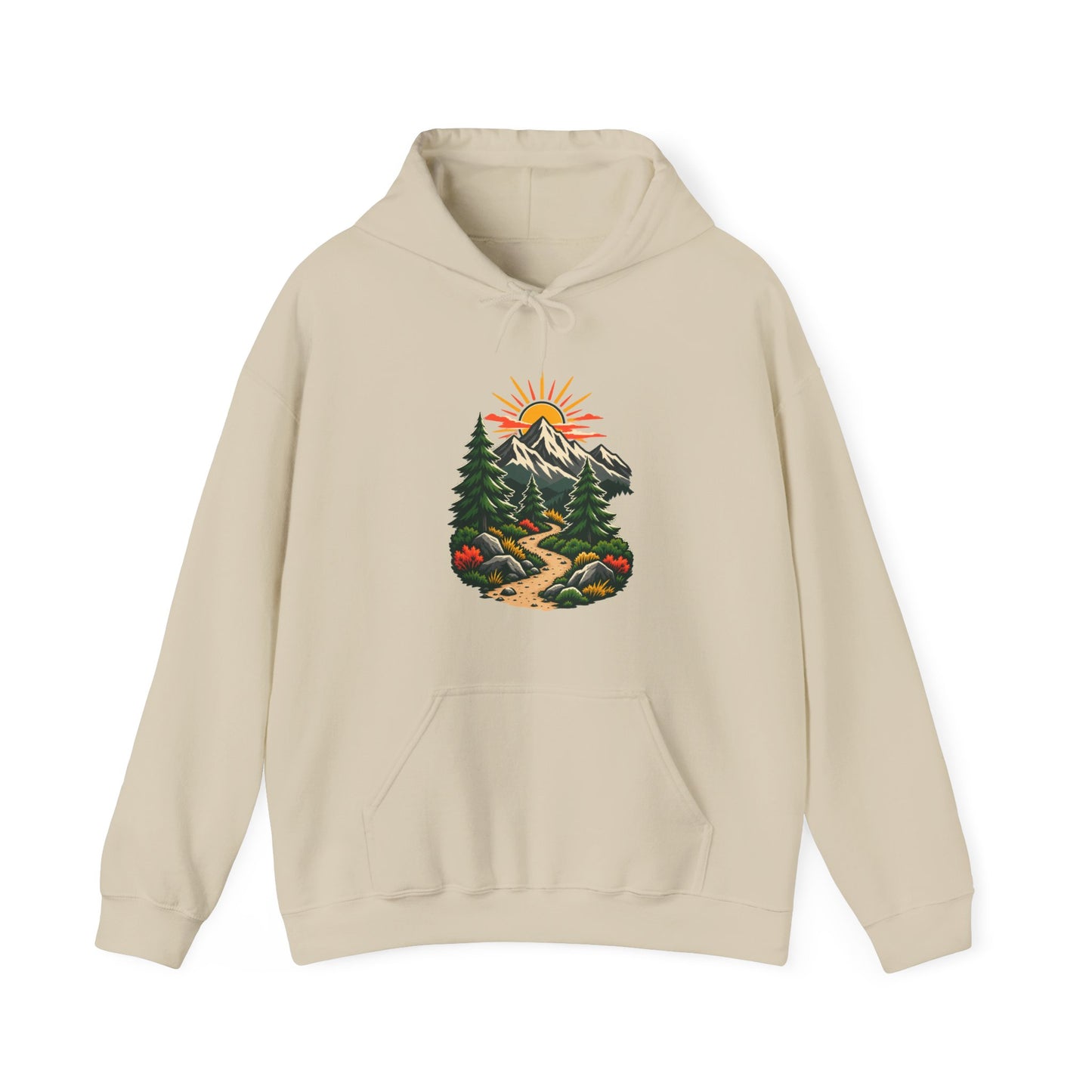 Sunrise Mountain Trail Outdoor Adventure Hoodie