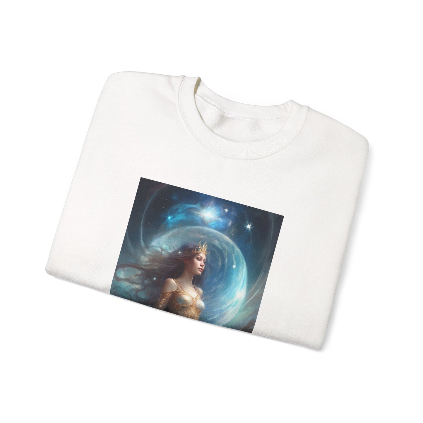 Lunar Celestial Queen Fantasy Portrait Sweatshirt
