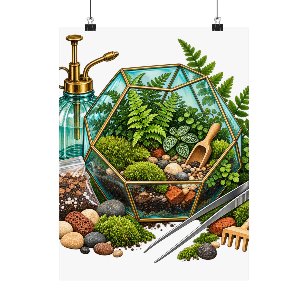 Fern Terrarium Building Workshop Poster