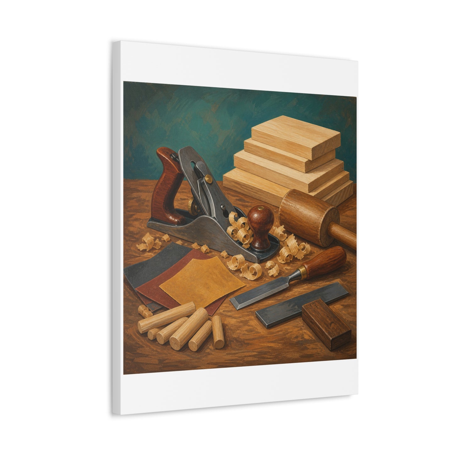 Classic Woodworking Tools Hobby Canvas Art