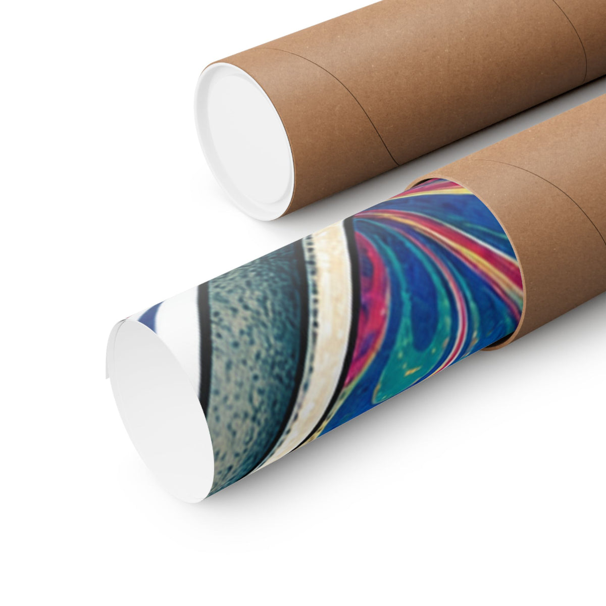 Colorful Paper Marbling Workshop Poster