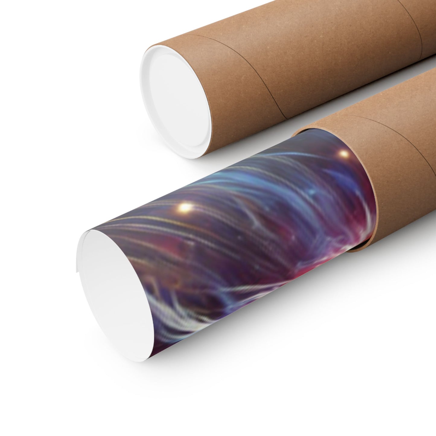 Cosmic Starburst Energy Abstract Space Poster Wall Art Decor
