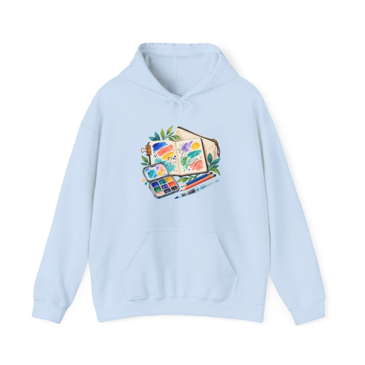 Colorful Urban Sketching Travel Kit Hoodie