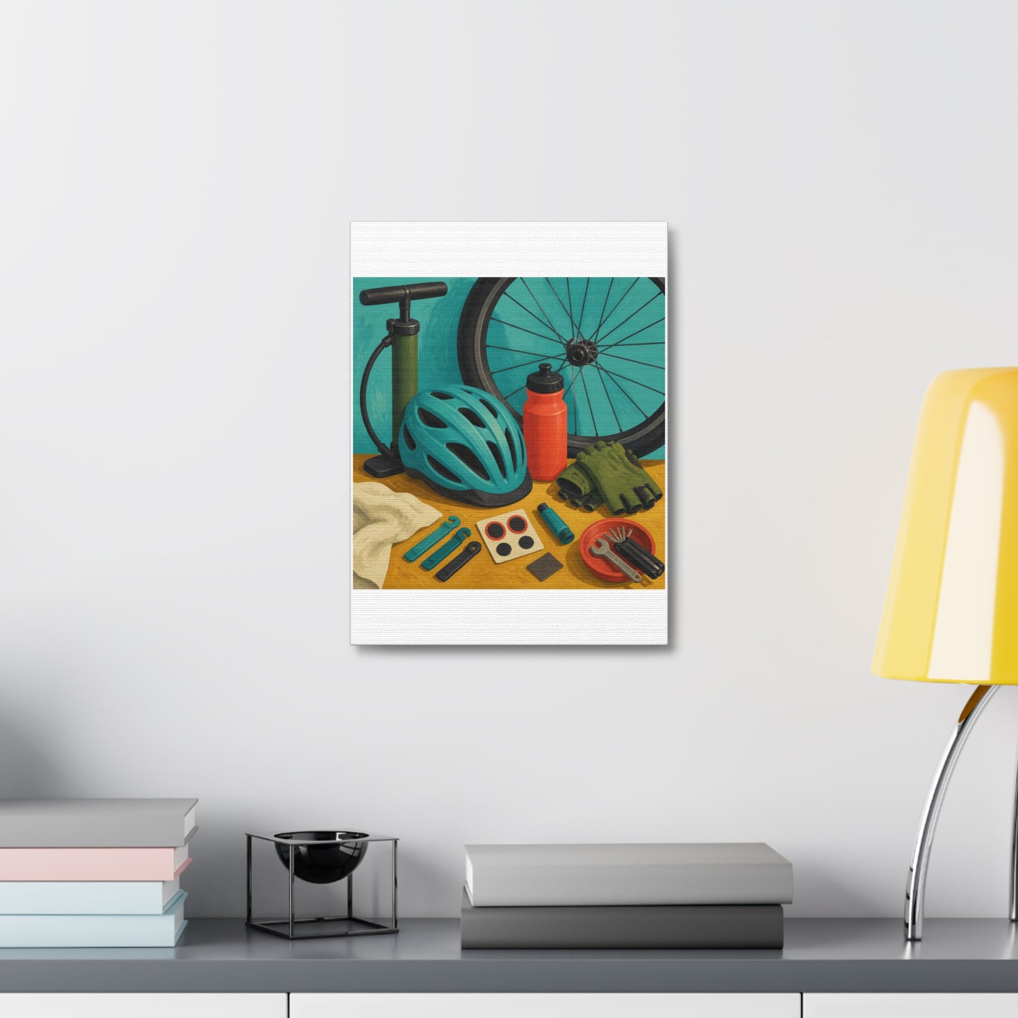 Everyday Bicycle Workshop Art Canvas Art