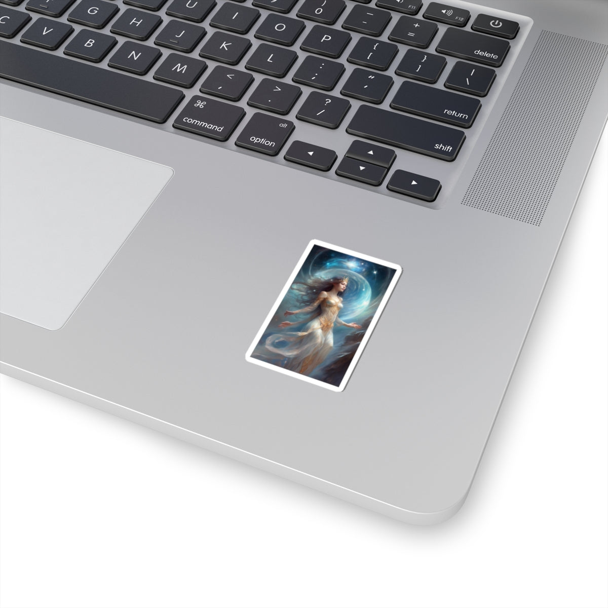 Lunar Celestial Queen Fantasy Portrait Sticker