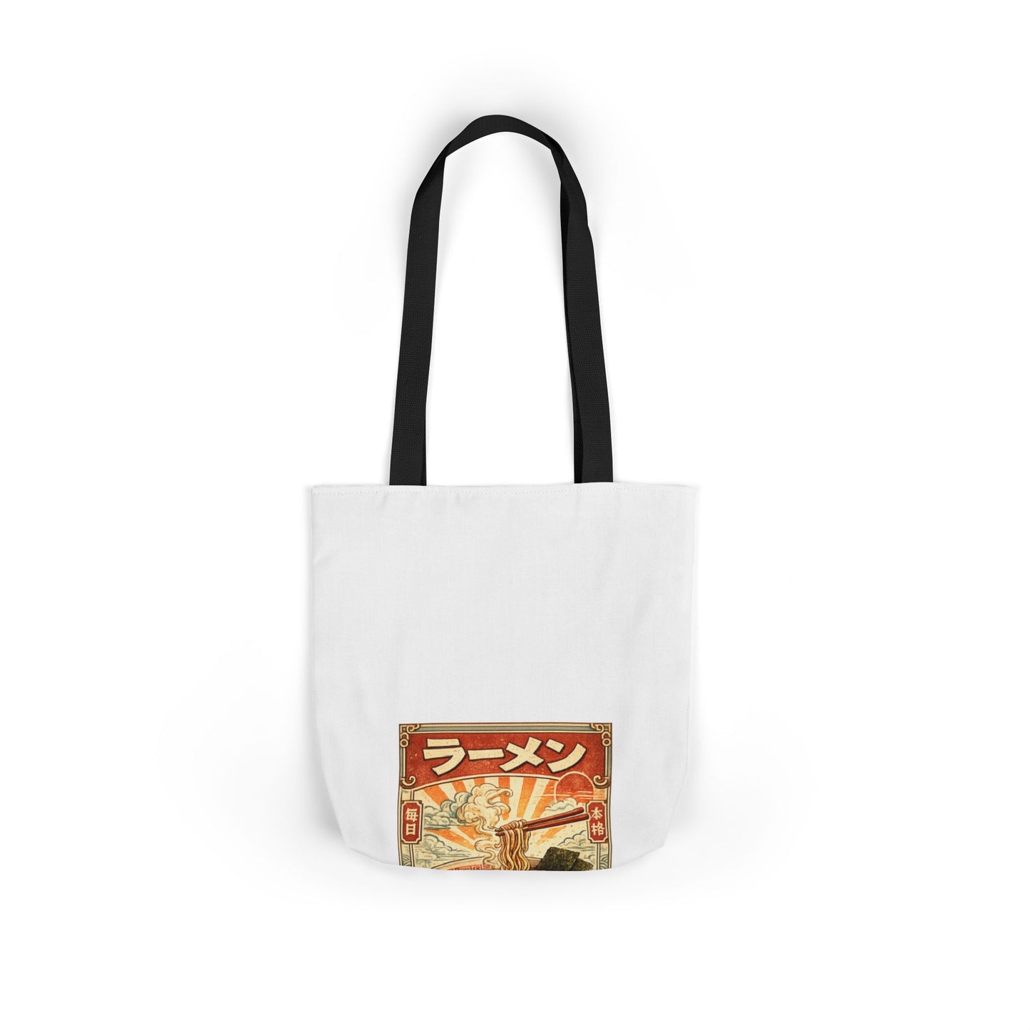 Vintage Ramen Bowl Illustration Tote Bag