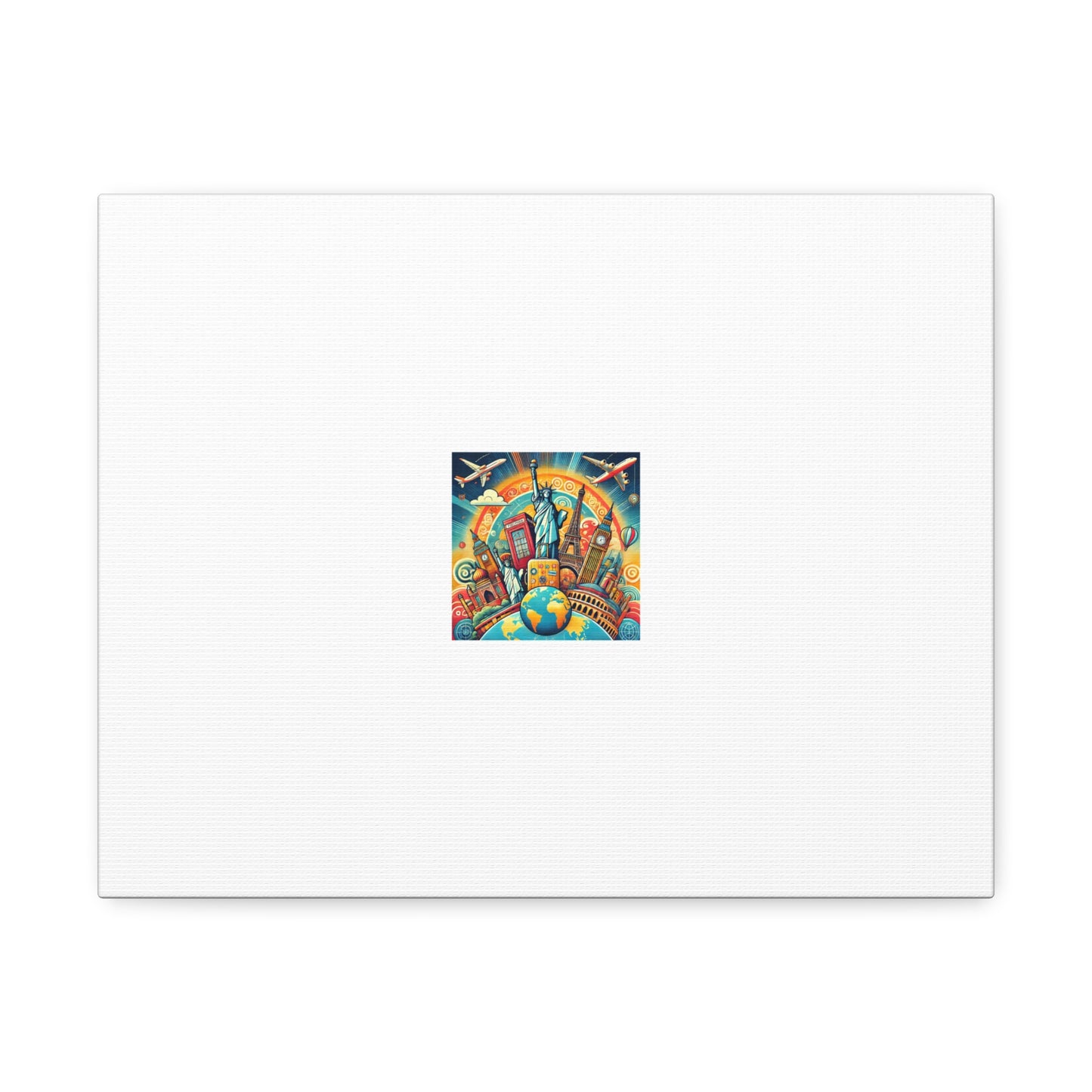 Global Landmark Adventure Collage Gallery Travel Canvas Art