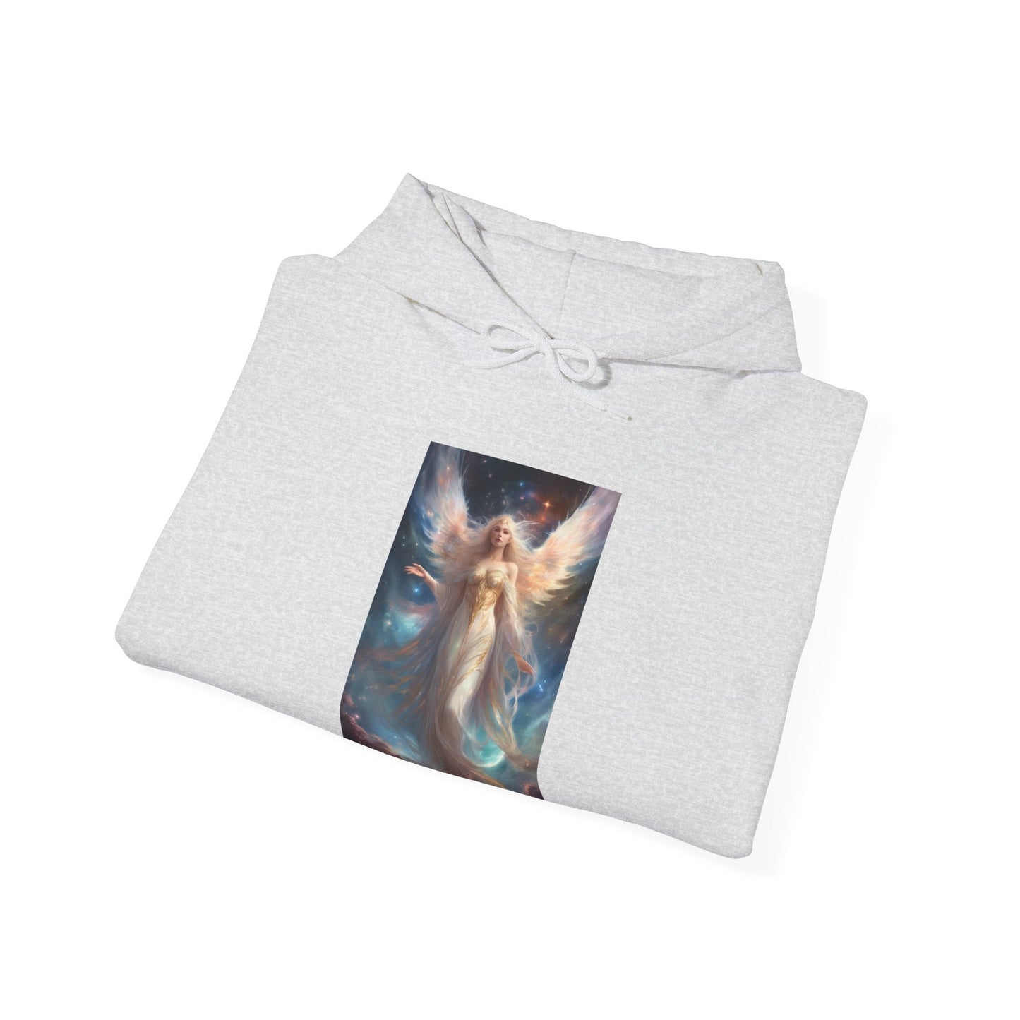 Celestial Winged Heroine Fantasy Portrait Hoodie