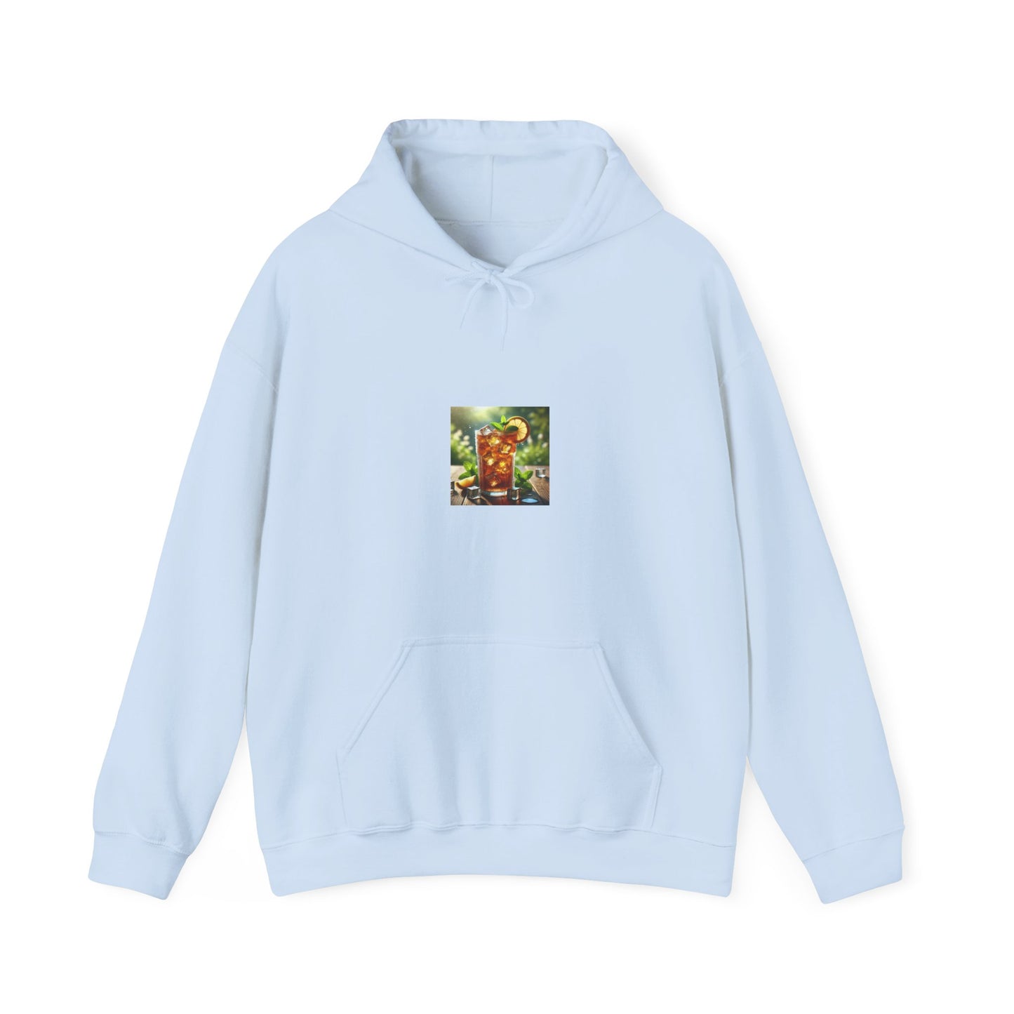 Sunlit Iced Tea Lemon Mint Cozy Summer Drink Hoodie