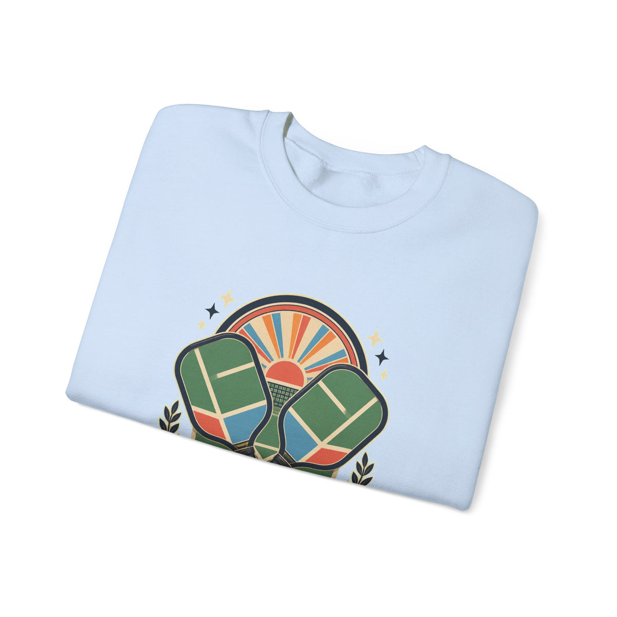 Retro Pickleball Court Club Sport Sweatshirt