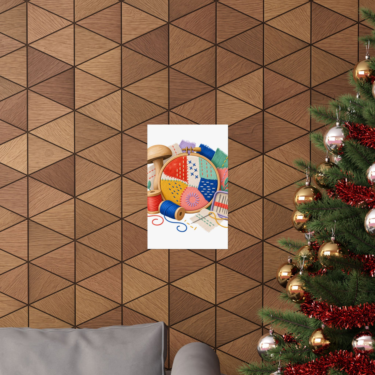 Colorful Visible Mending Workshop Poster