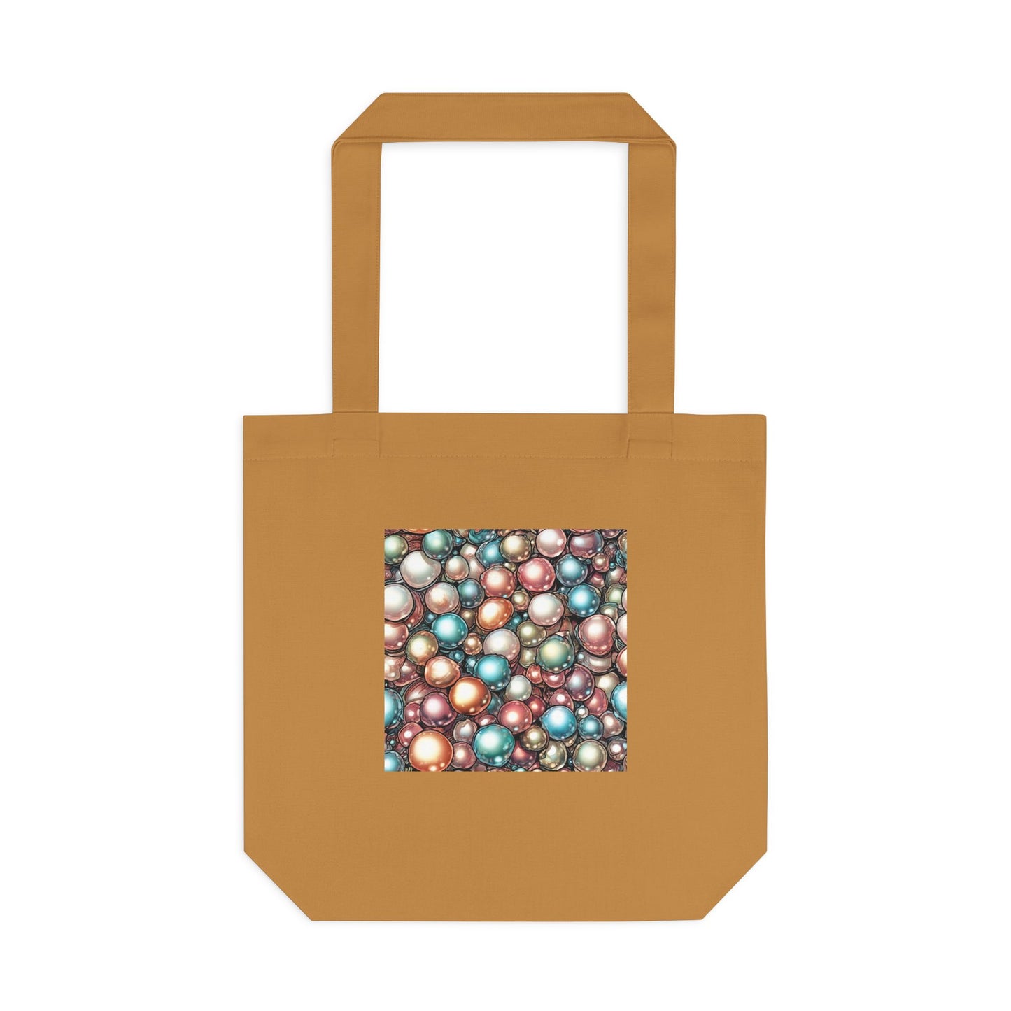Rainbow Pearl Marble Abstract Gift Art Tote Bag