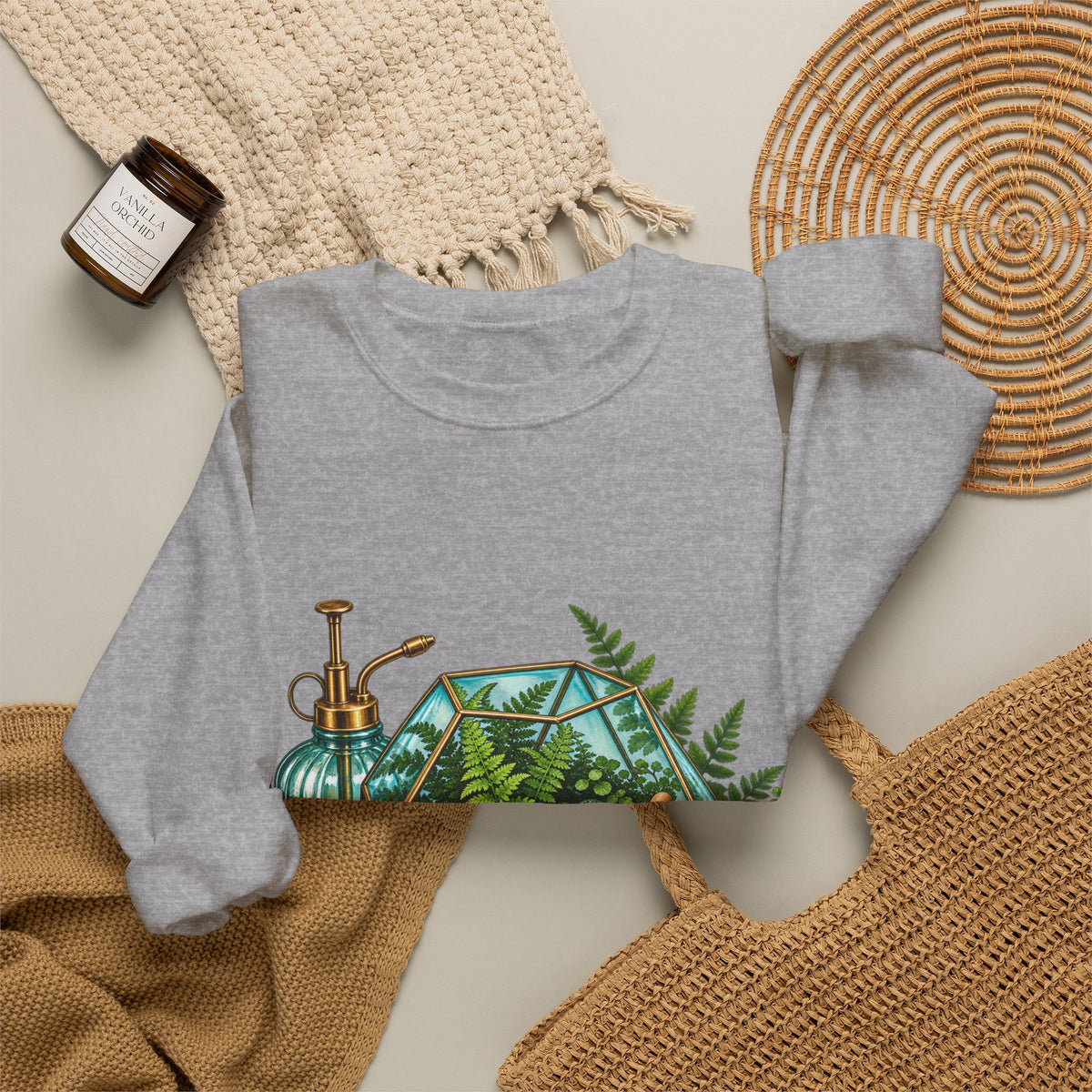 Fern Terrarium Building Workshop Sweatshirt