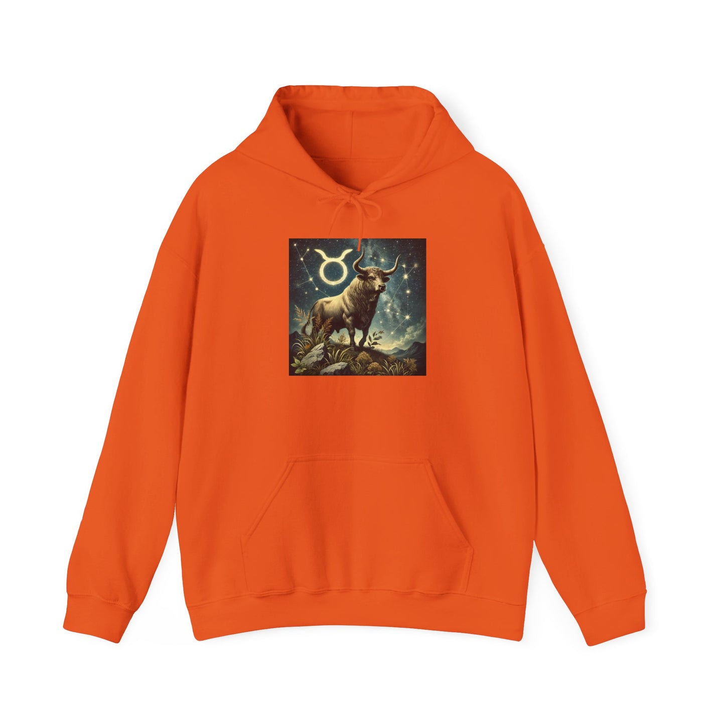 Taurus Zodiac Sign Unisex Hooded Sweatshirt - Cozy Heavy Blend™ Hoodie with Stylish Astrological Design - Great Gift Idea!