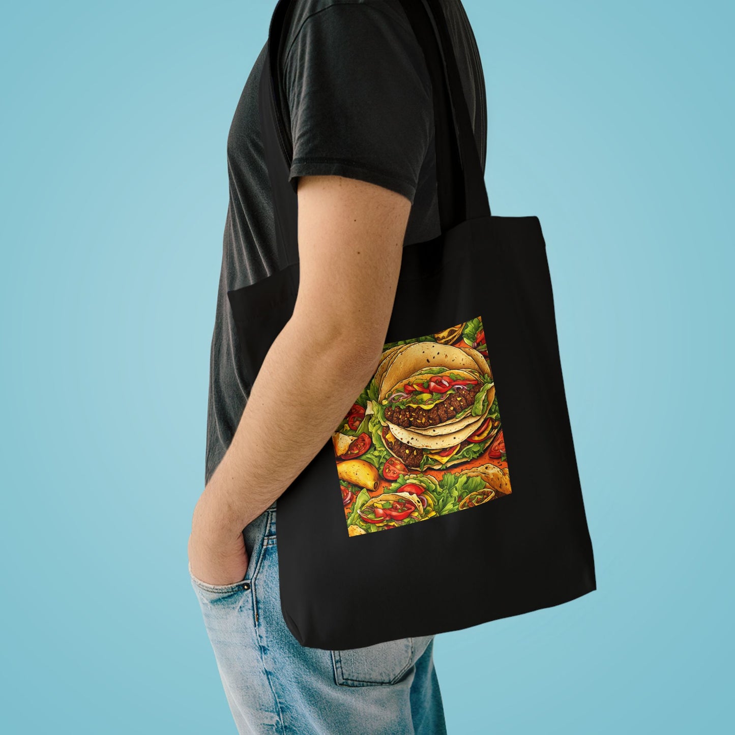 Stacked Taco Fiesta Foodie Gift Art Tote Bag
