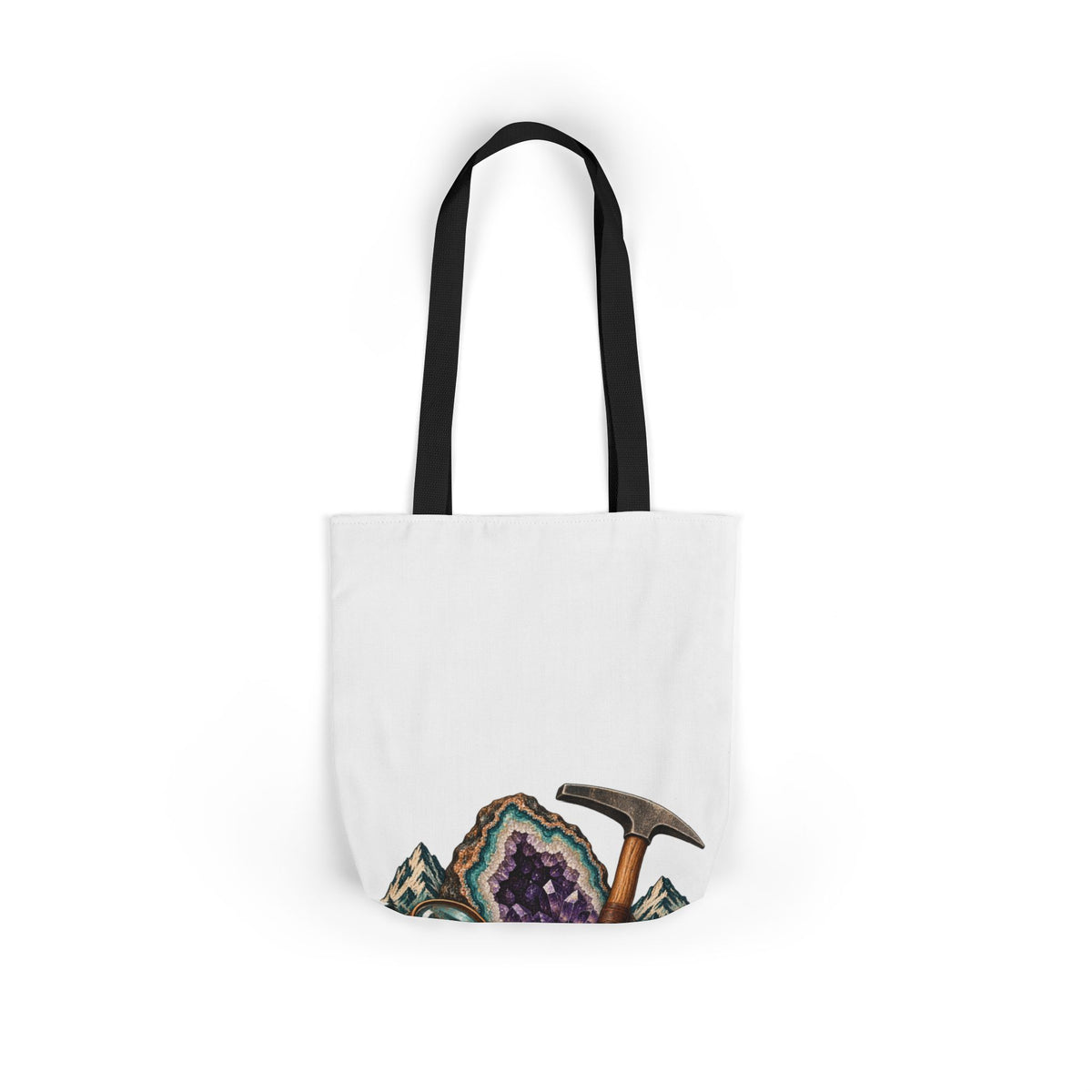 Vintage Geode and Rockhounding Field Kit Tote Bag