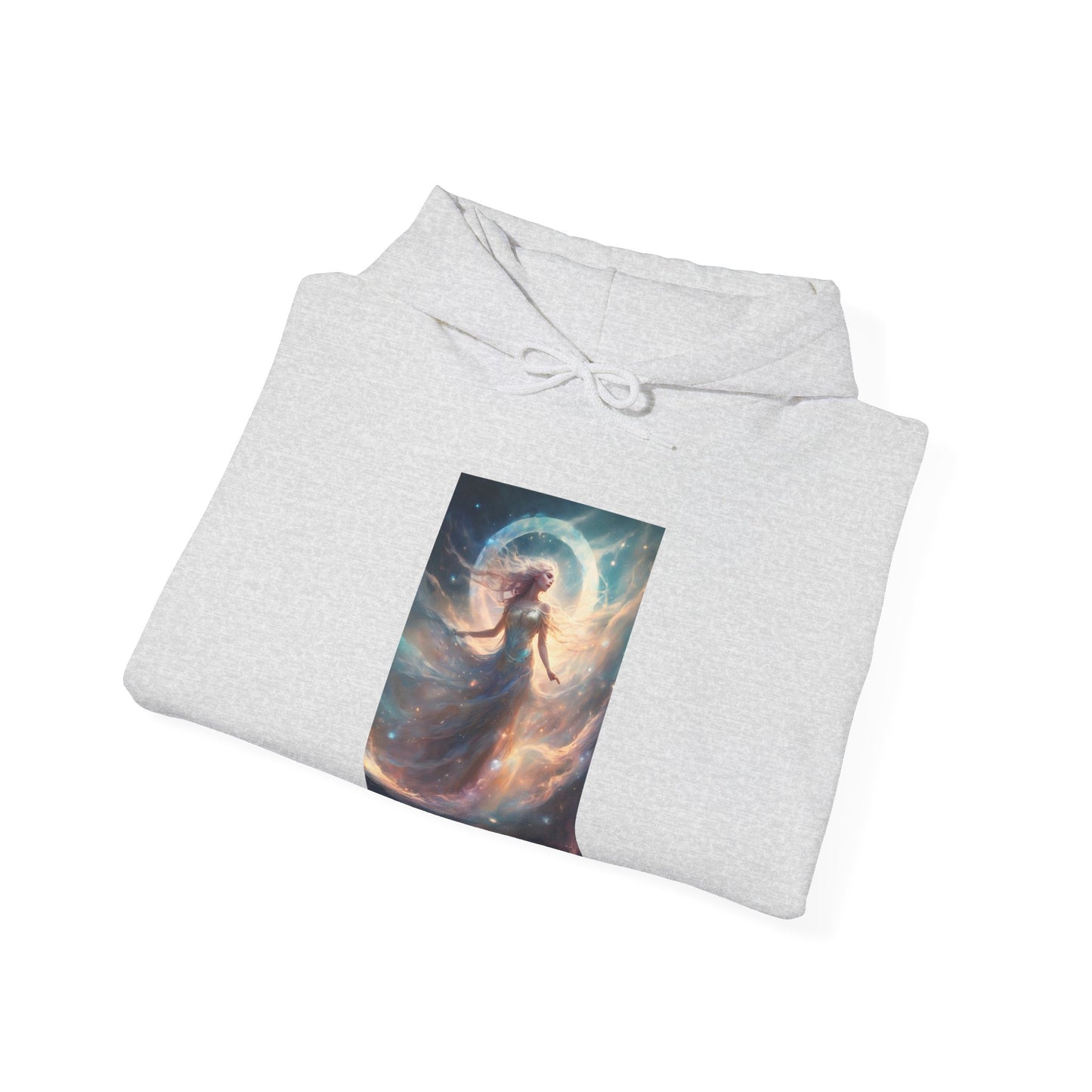 Moonlit Celestial Dancer Fantasy Portrait Hoodie