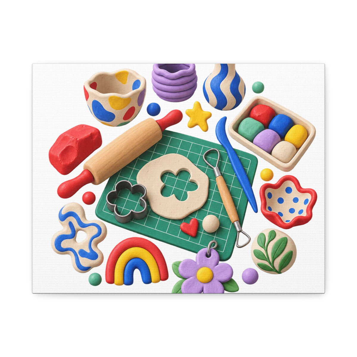 Miniature Clay Sculpting Workshop Canvas