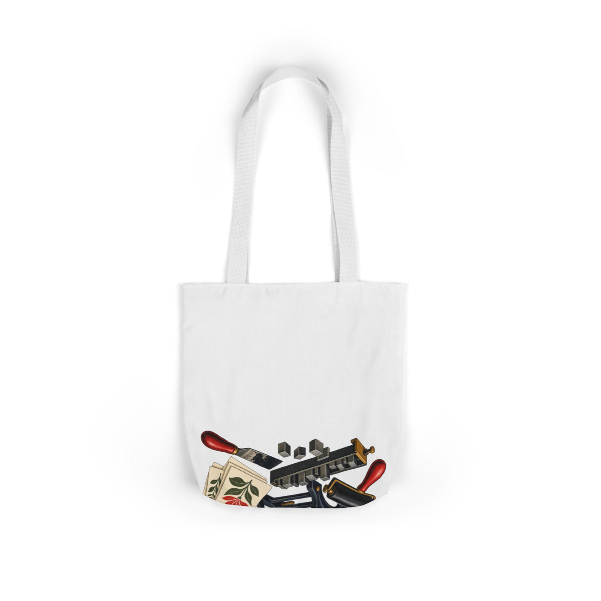 Botanical Letterpress Printshop Tote Bag