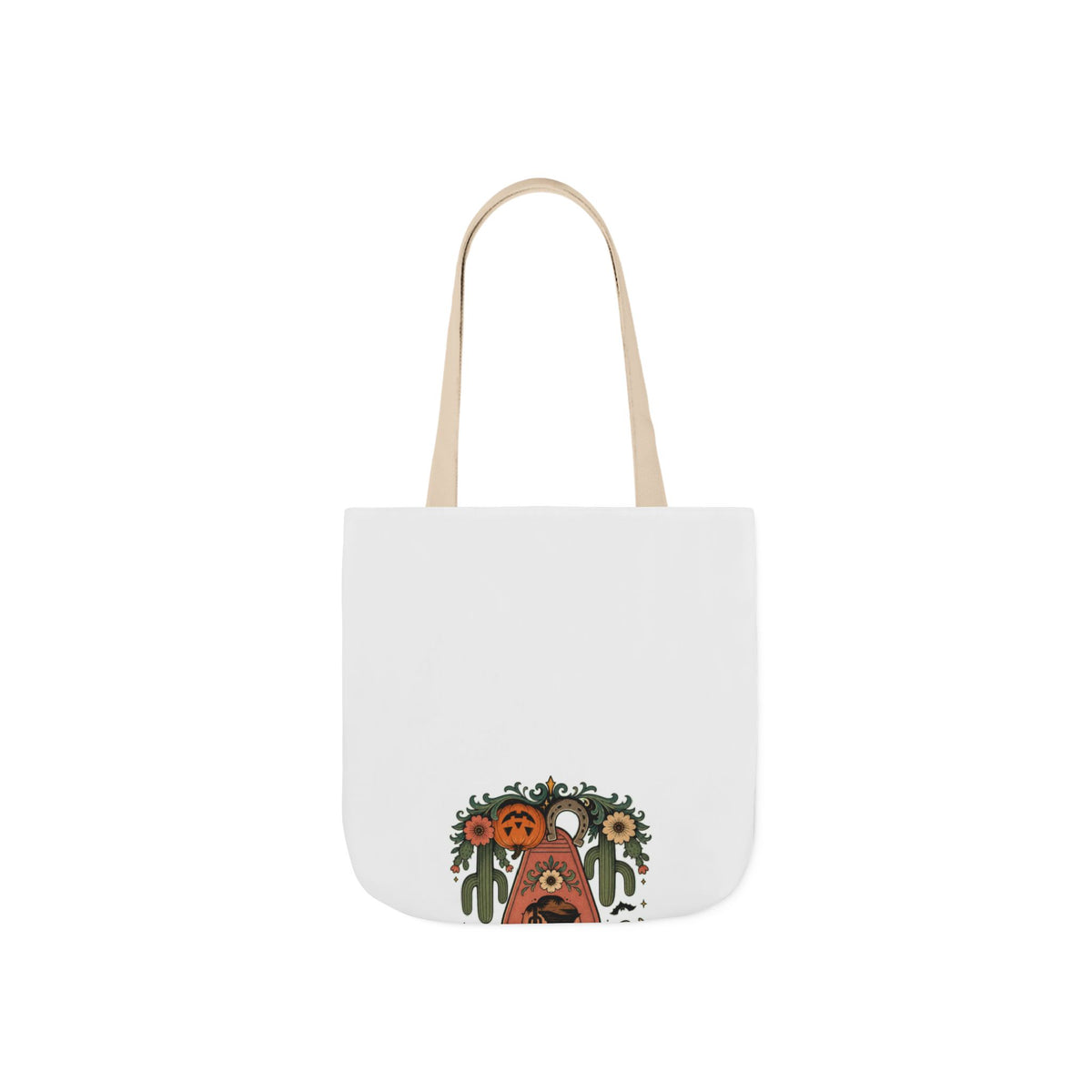 Haunted Desert Keytag Ghost Halloween Tote Bag