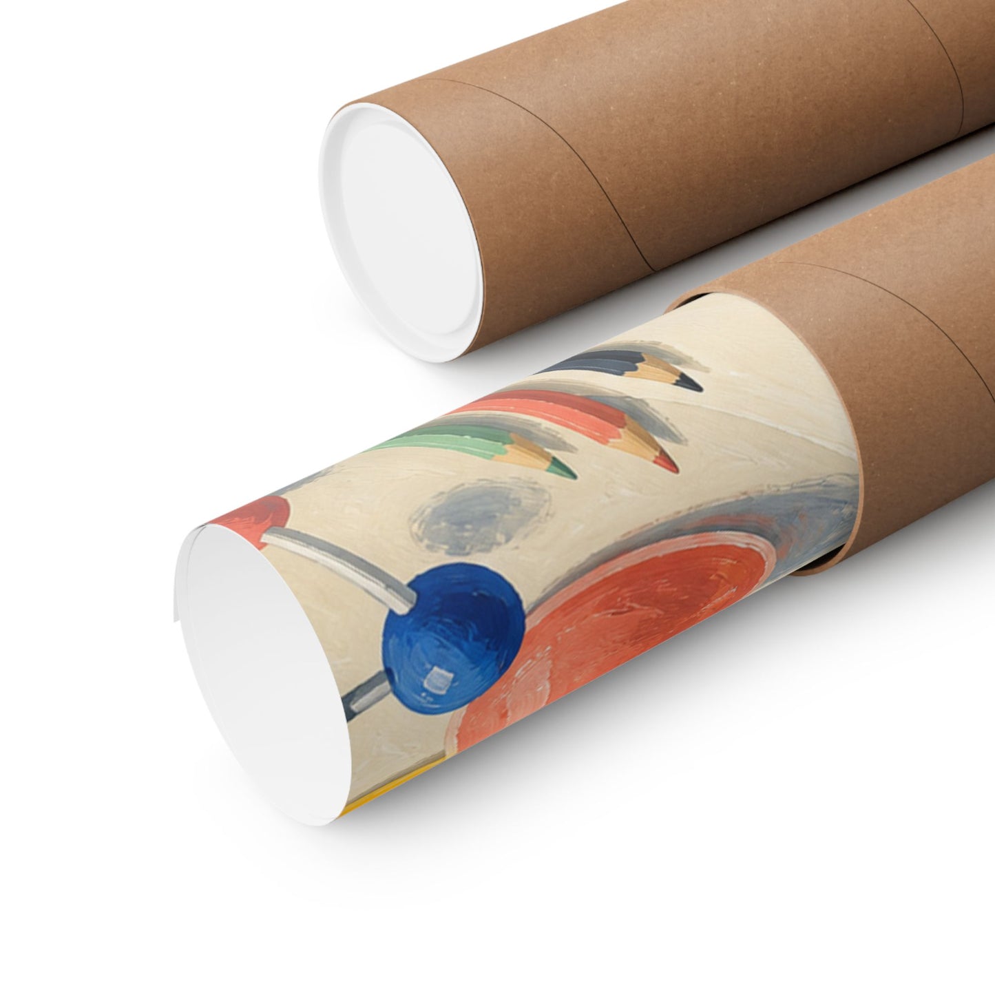 Colorful Science Lab Learning Art Poster
