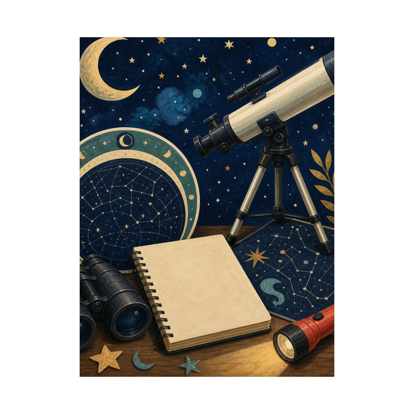 Classic Stargazing Astronomy Hobby Poster