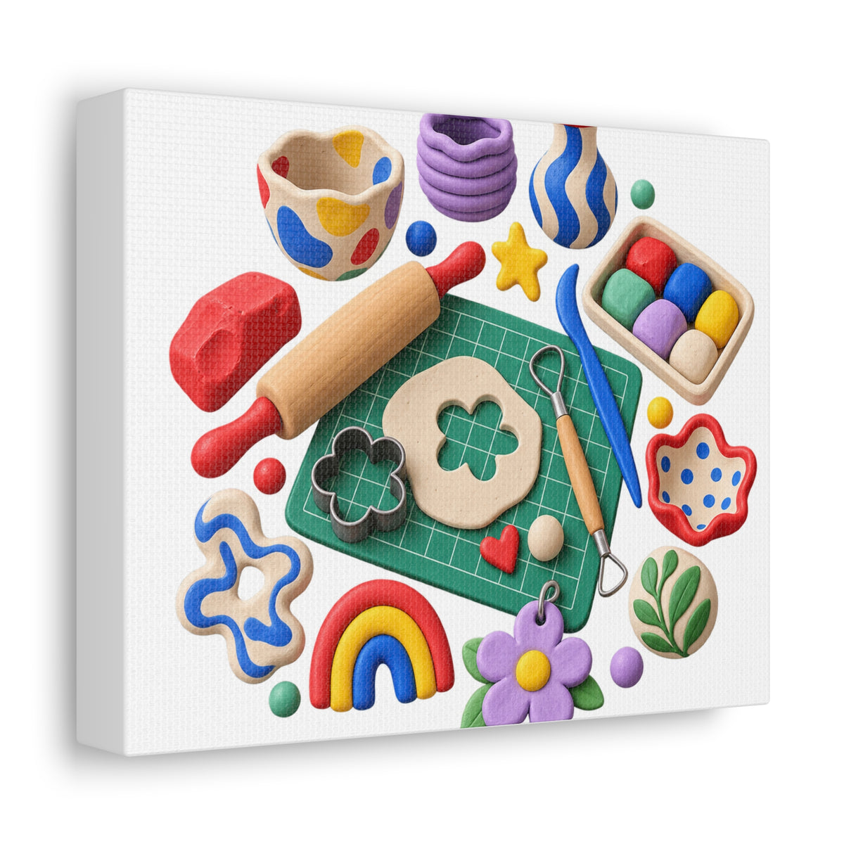 Miniature Clay Sculpting Workshop Canvas