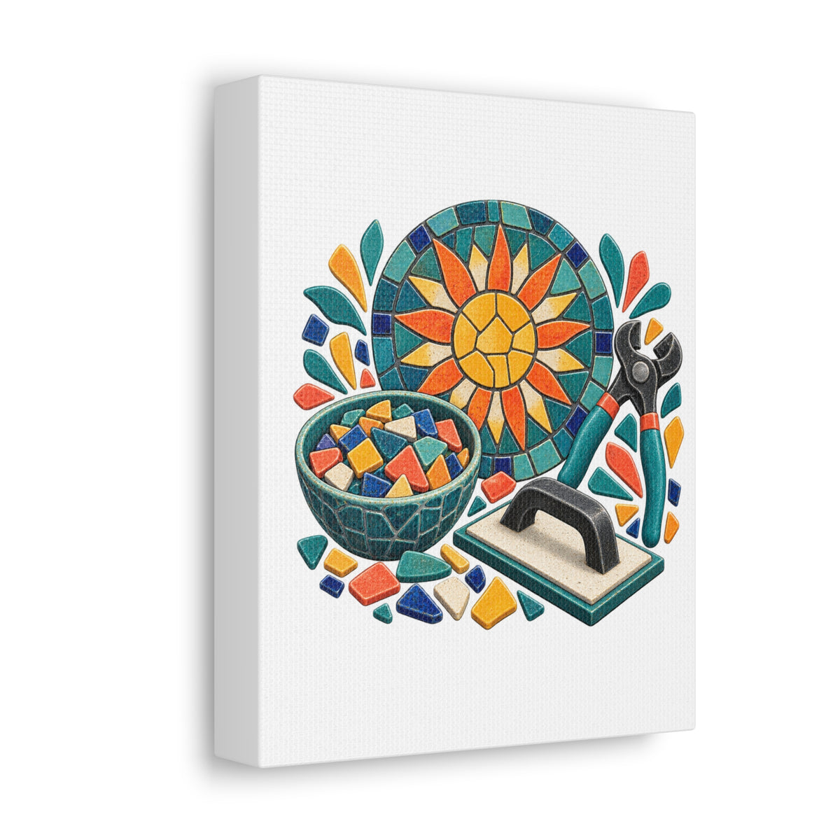 Sunburst Mosaic Making Workshop Canvas