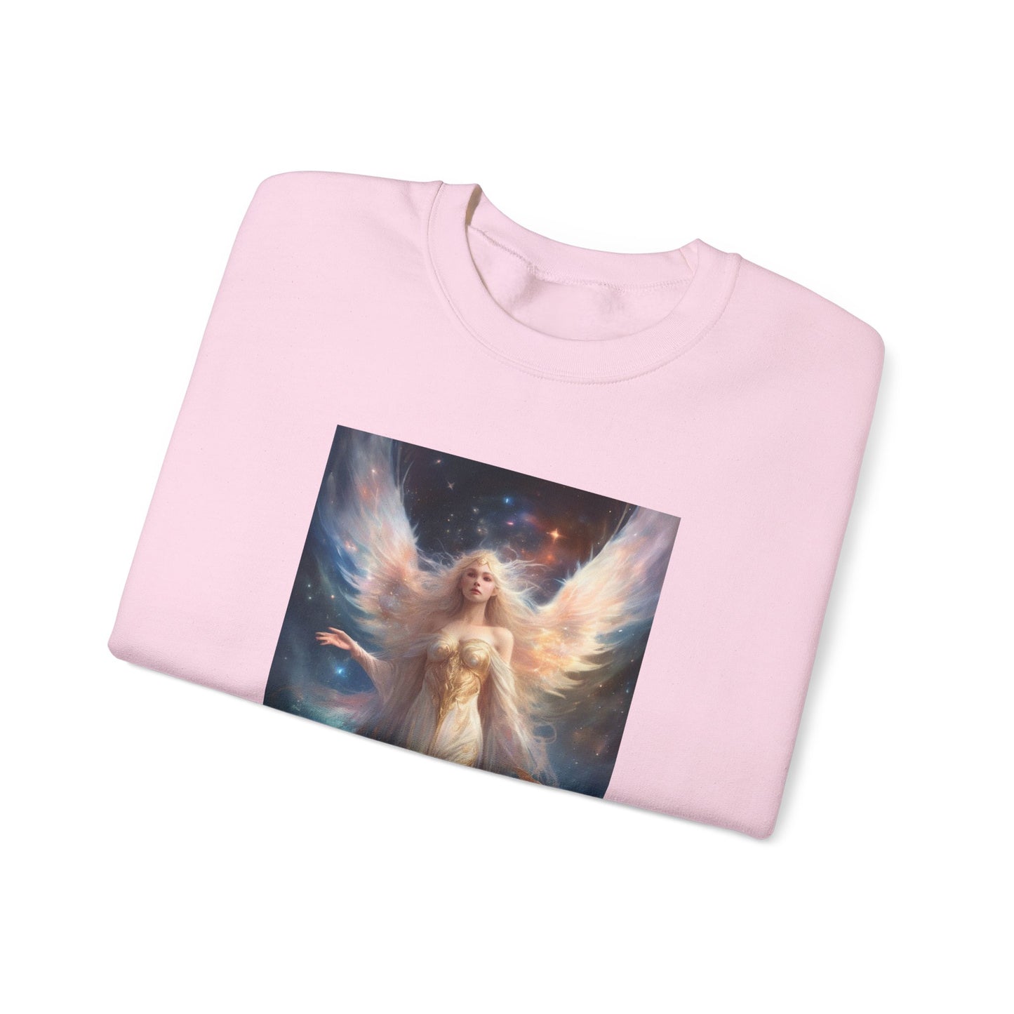 Celestial Winged Heroine Fantasy Portrait Sweatshirt