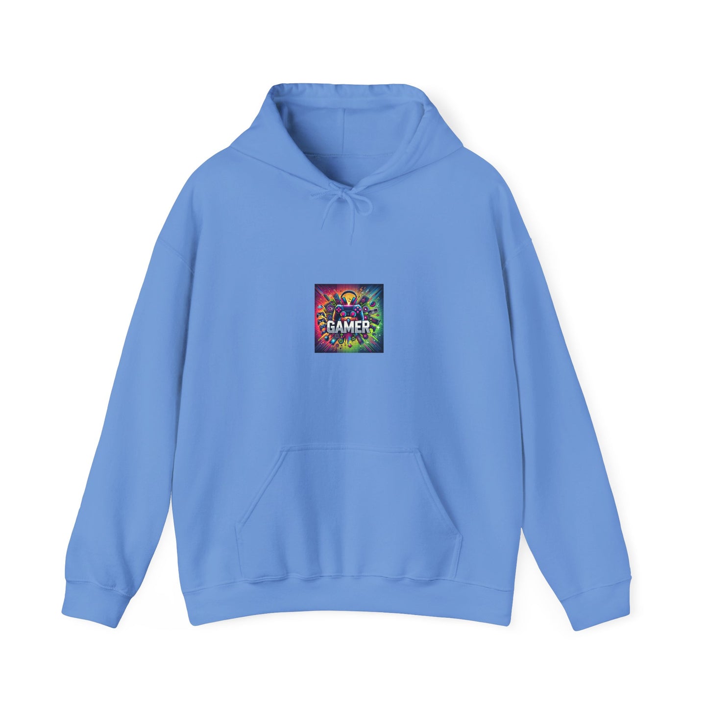Neon Gamer Energy Retro Arcade Gaming Graphic Hoodie Gift