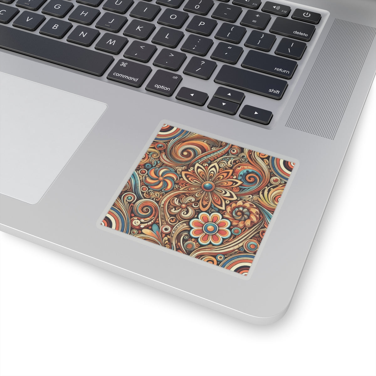 Ornate Abstract Floral Paisley Pattern Sticker