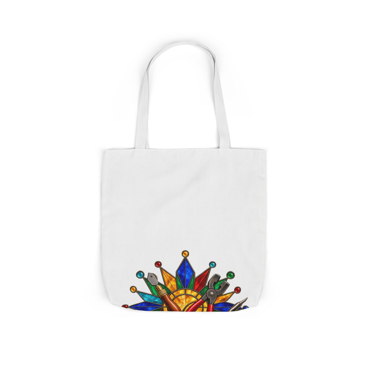 Stained Glass Workshop Tools Tote Bag