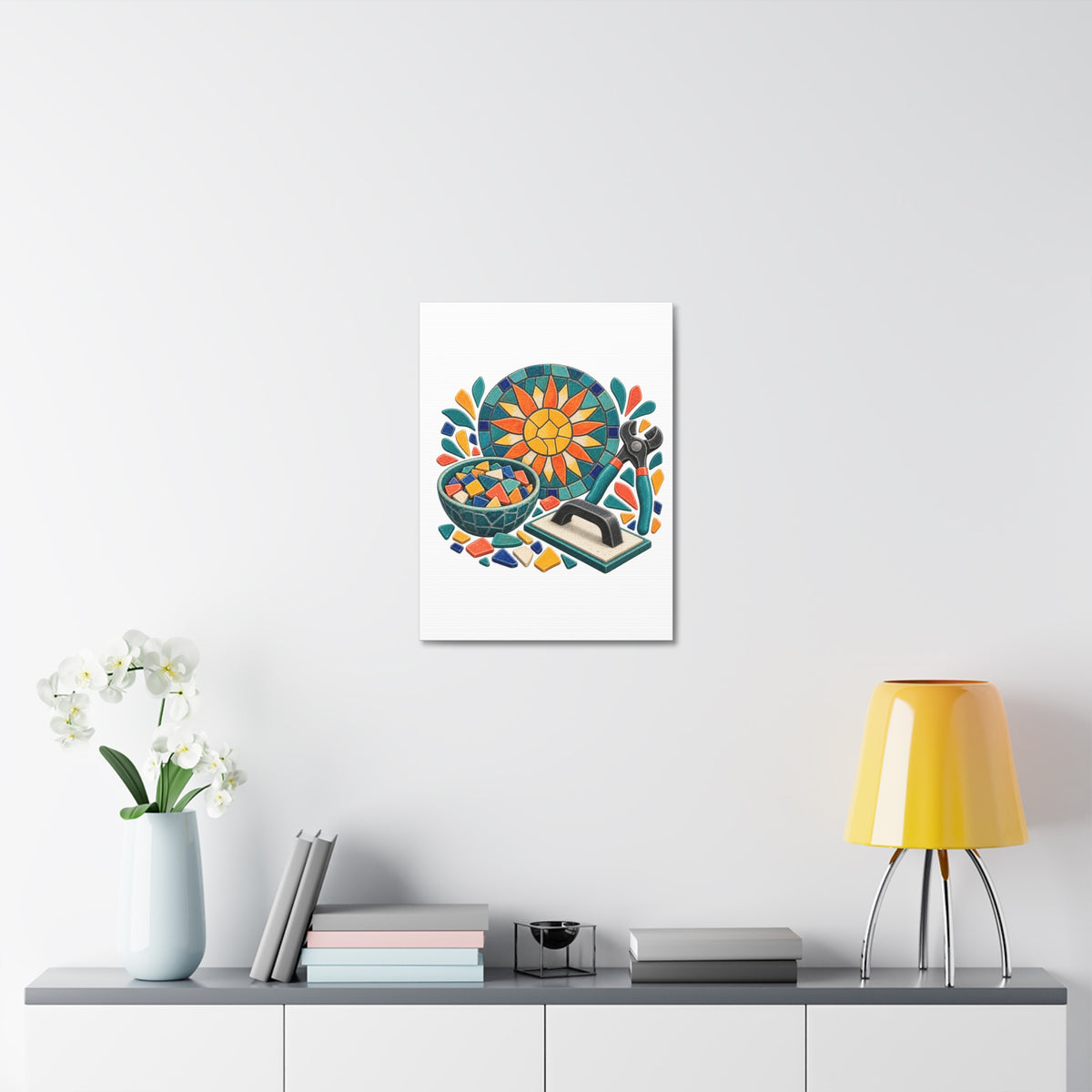 Sunburst Mosaic Making Workshop Canvas