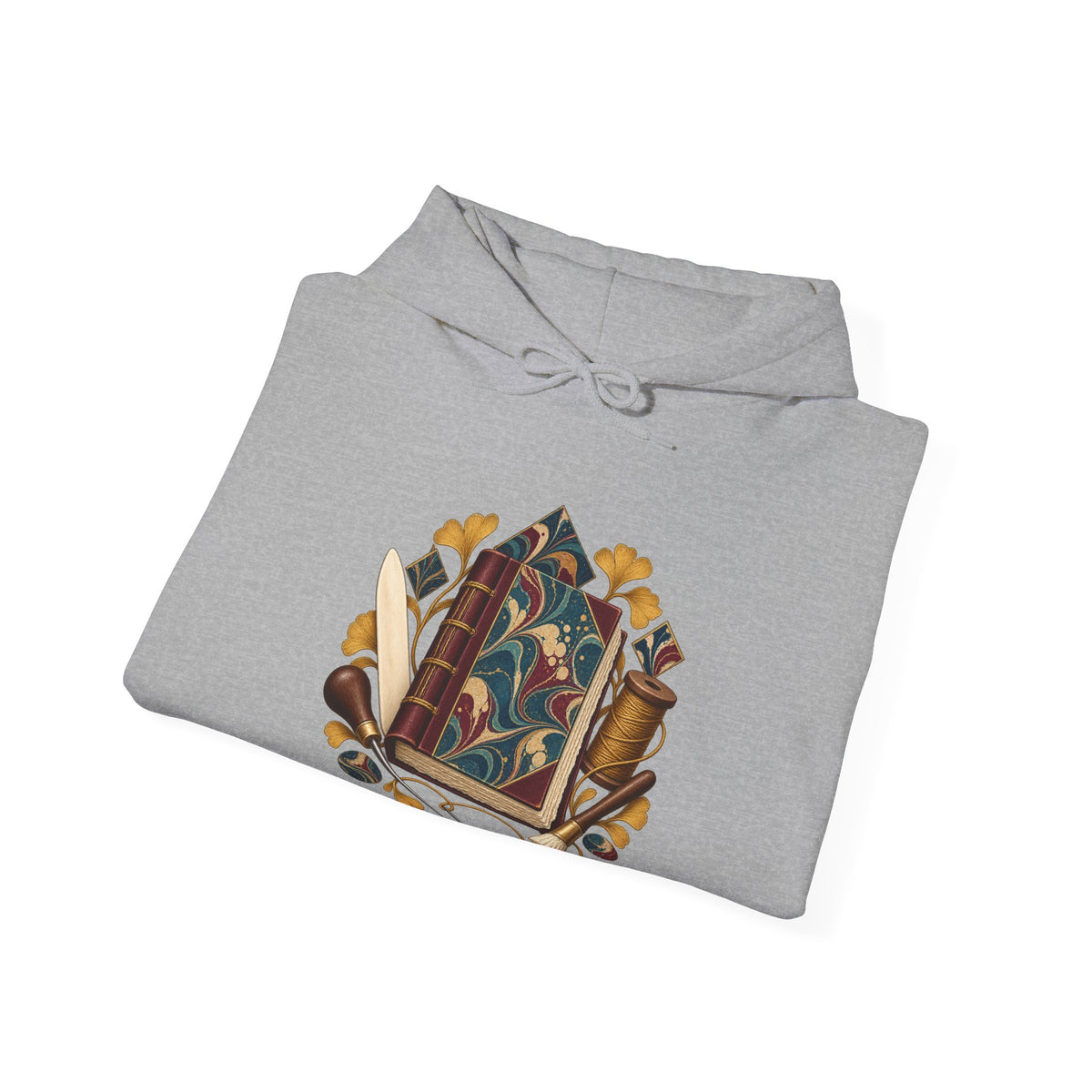 Traditional Marbled Bookbinding Workshop Hoodie