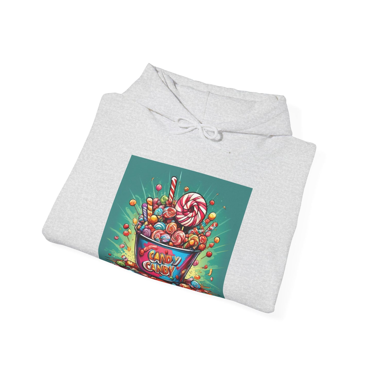 Holiday Candy Bucket Sweets Gift Art Hoodie