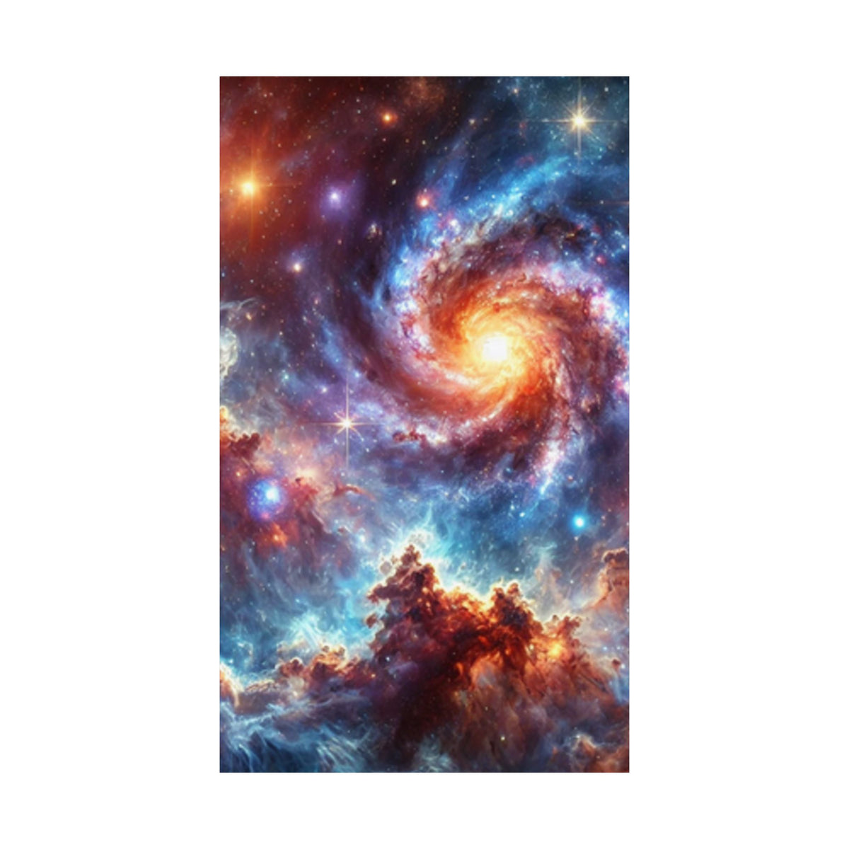 Galaxy Nebula Dreamscape Abstract Space Poster Wall Art Decor