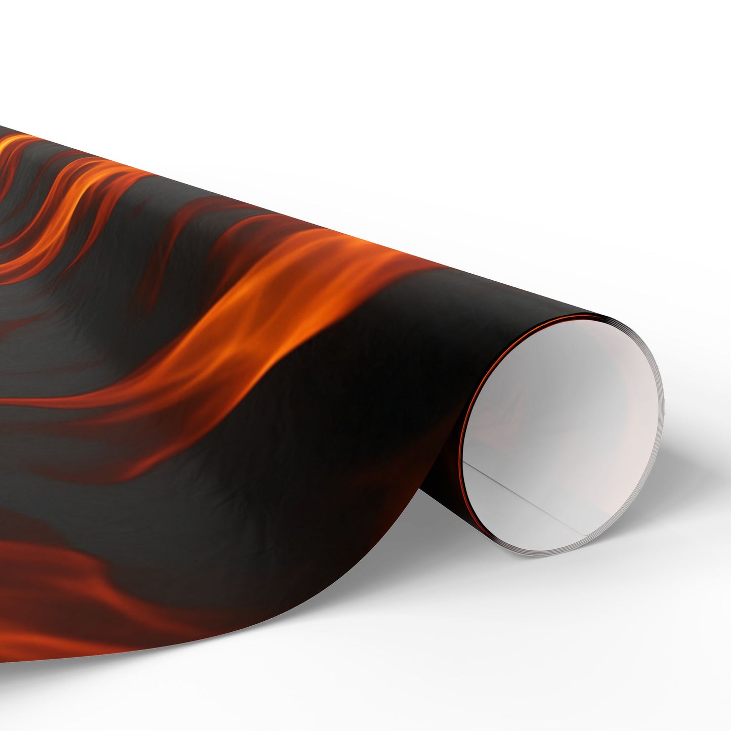 Bold Flame Wrapping Paper - Fire Themed Gift Wrap for Men, Halloween, Birthday, Parties, Unique Present Decoration