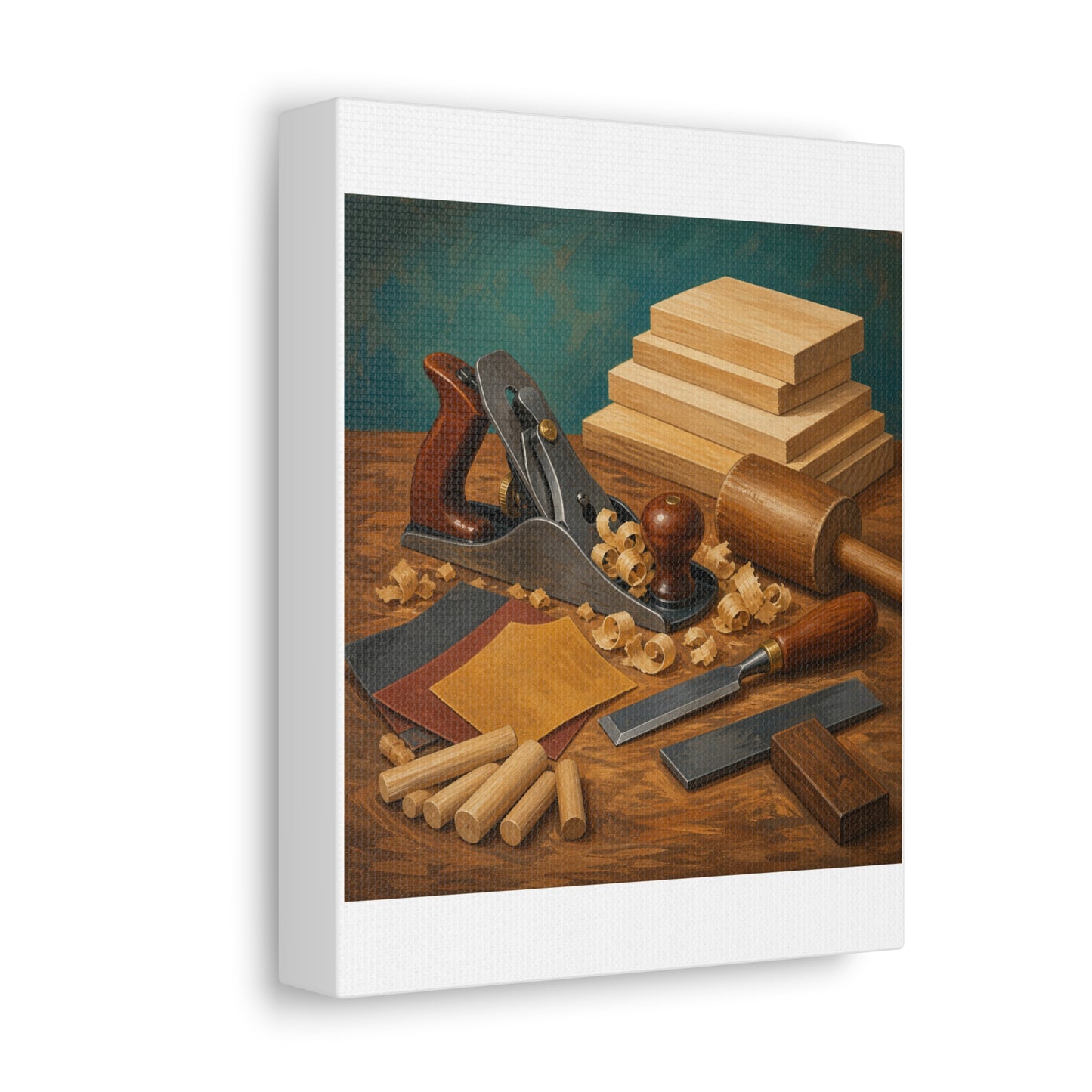 Classic Woodworking Tools Hobby Canvas Art