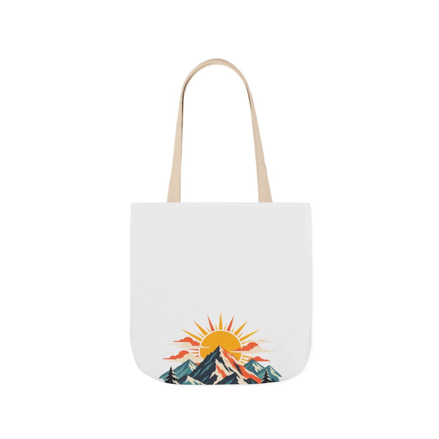Alpine Sunrise River Mountain Adventure Tote Bag