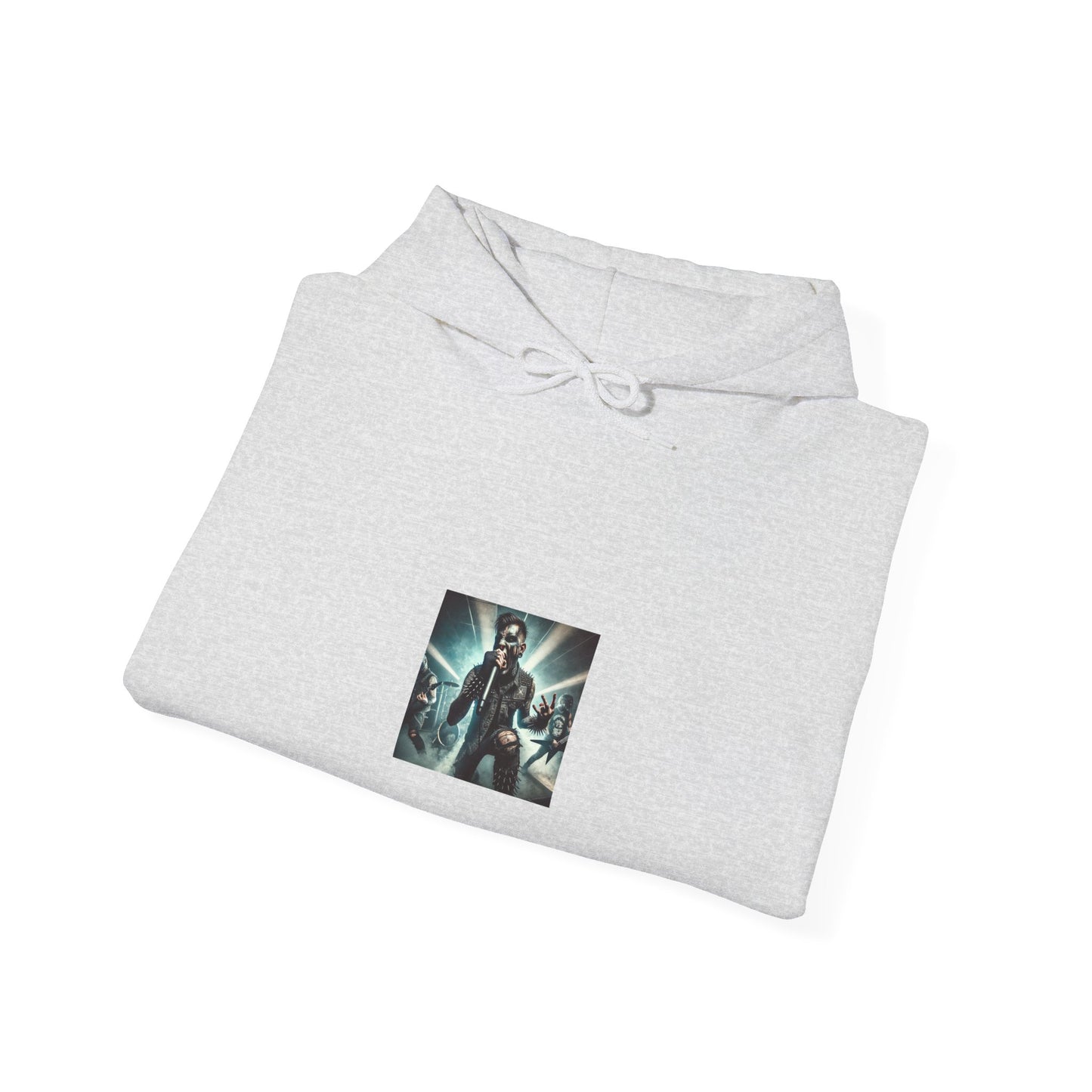 Punk Rock Vocalist Stage Energy Cozy Music Hoodie