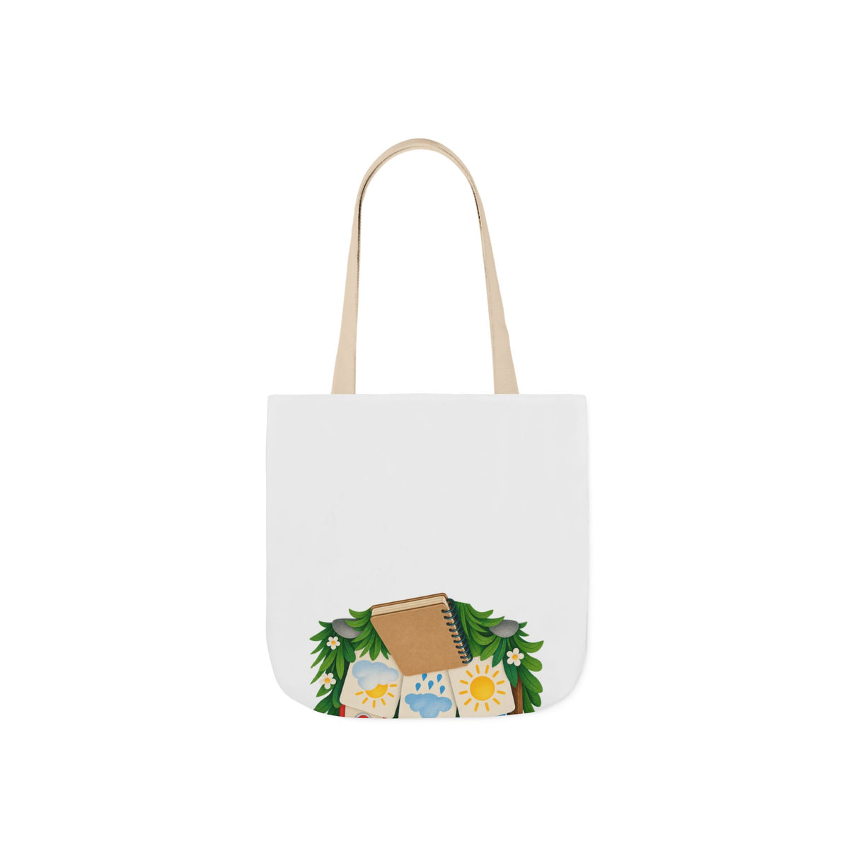 Colorful Backyard Weather Watching Kit Tote Bag