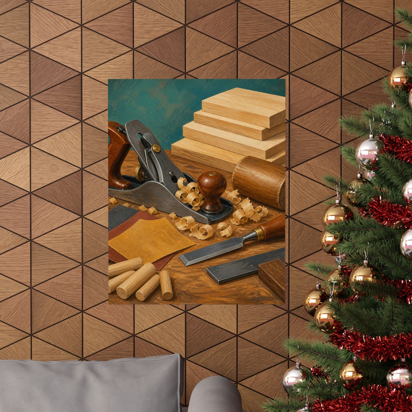 Classic Woodworking Tools Hobby Poster