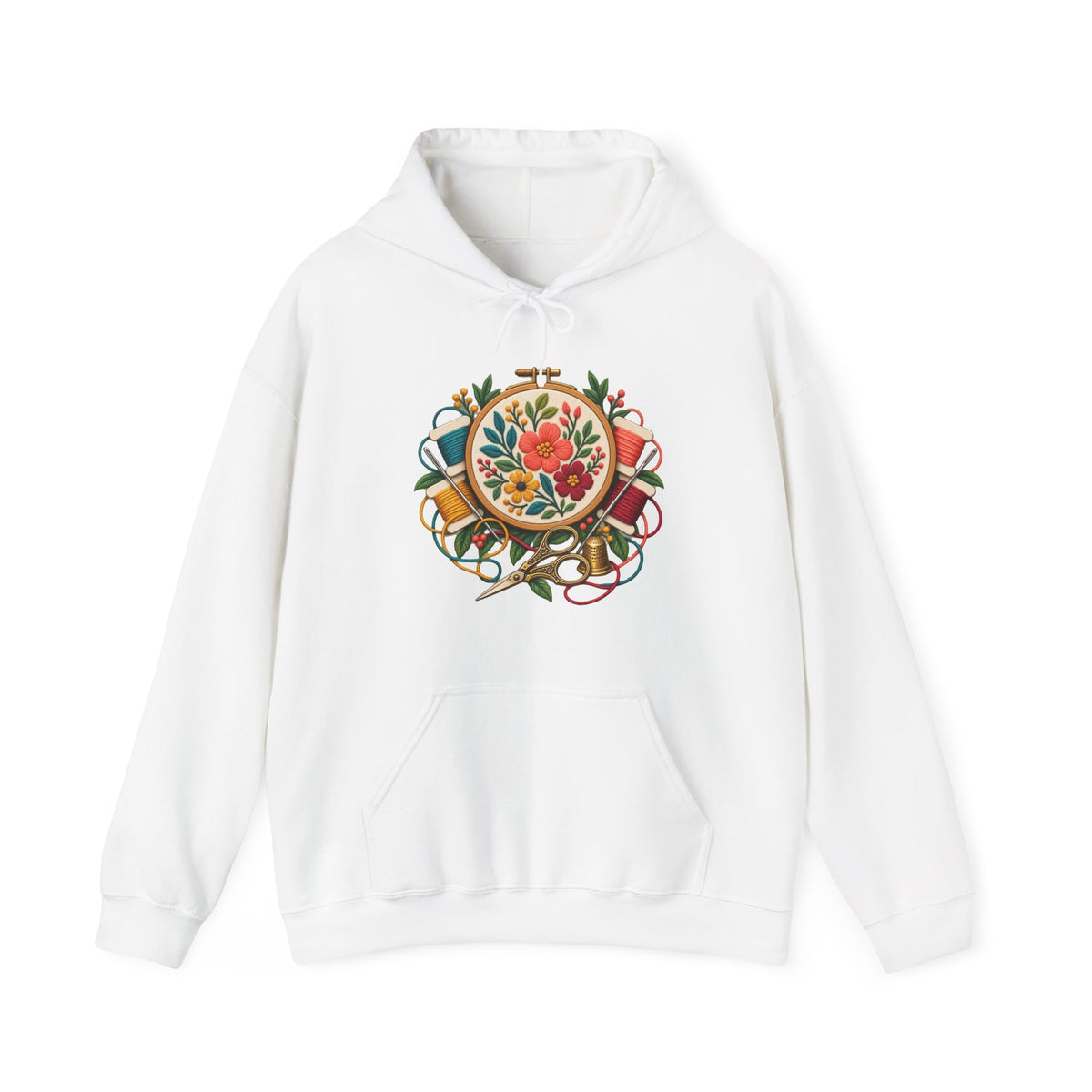 Botanical Embroidery Workshop Hoodie