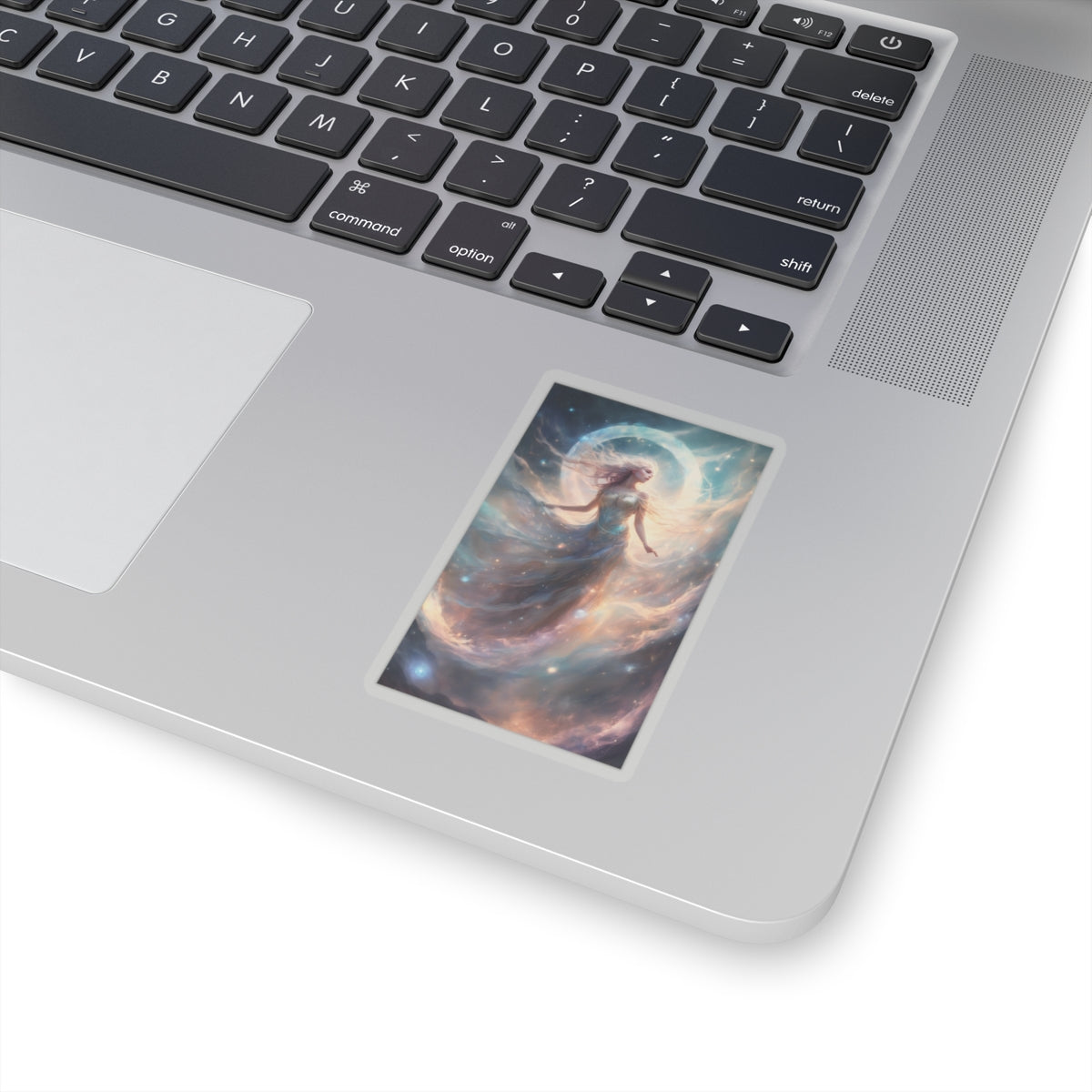 Moonlit Celestial Dancer Fantasy Portrait Sticker