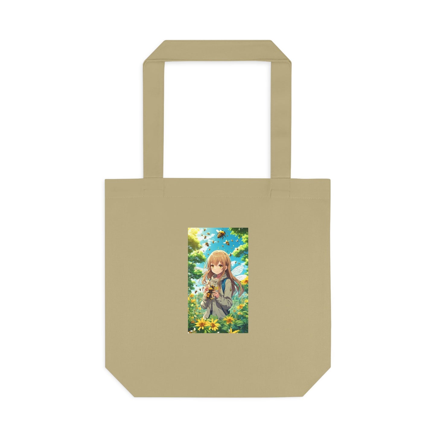 Bee Fairy Garden Anime Nature Art Tote Bag